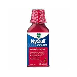 Vicks Nyquil Cough Suppressant, Soothing Cherry