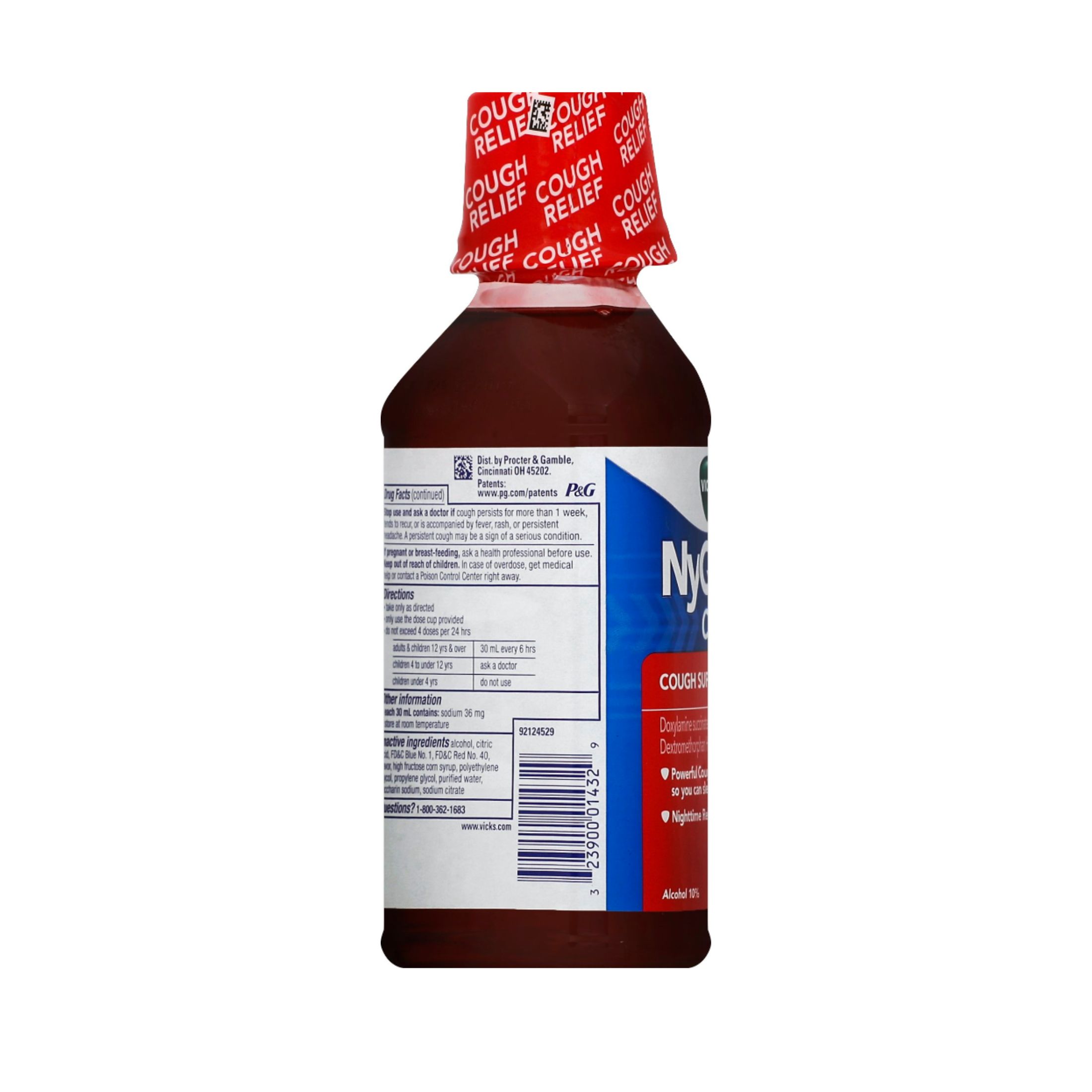 Vicks Nyquil Cough Suppressant, Soothing Cherry
