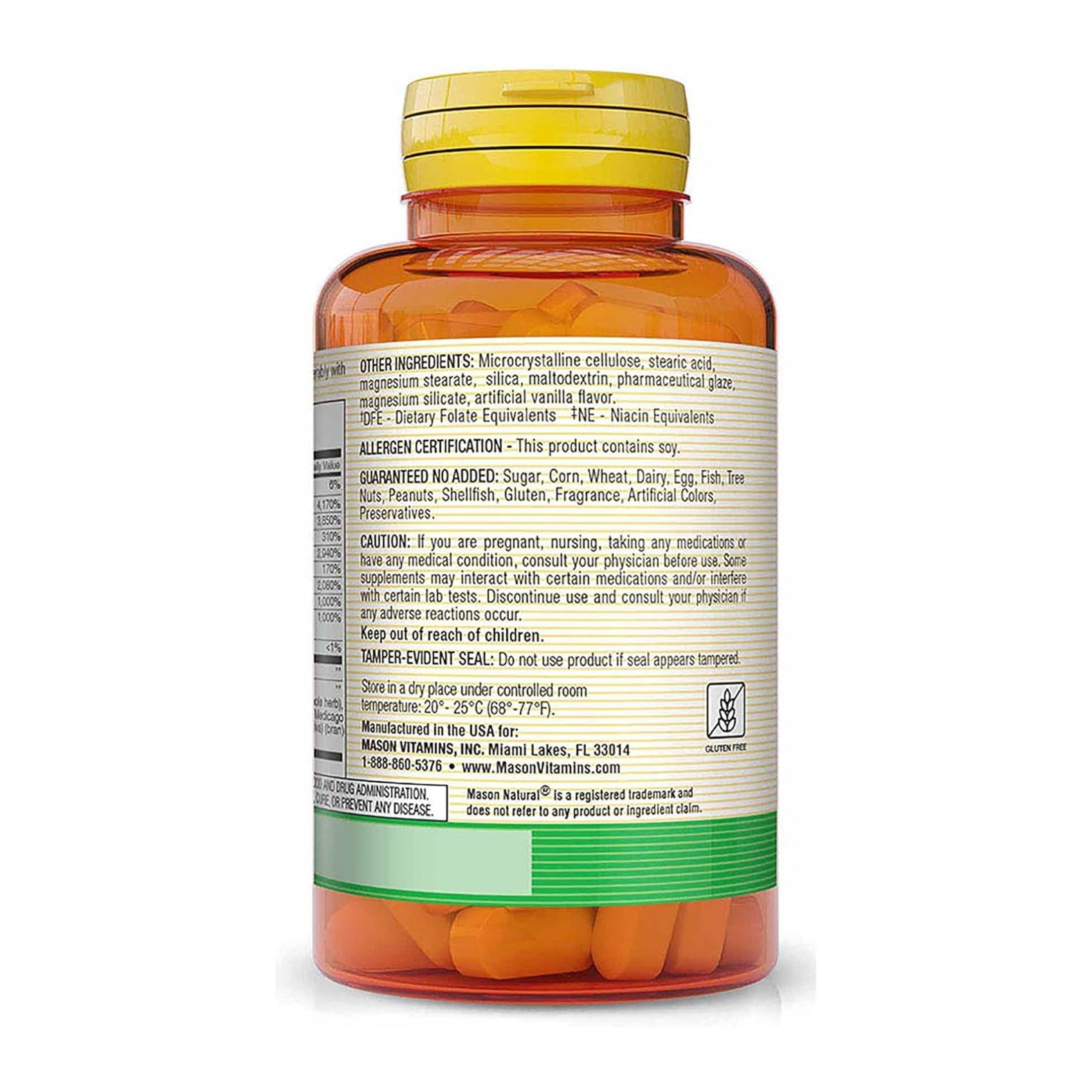 Mason Natural Vitamins Super B 50 Complex All Eleven B Factors Tablets