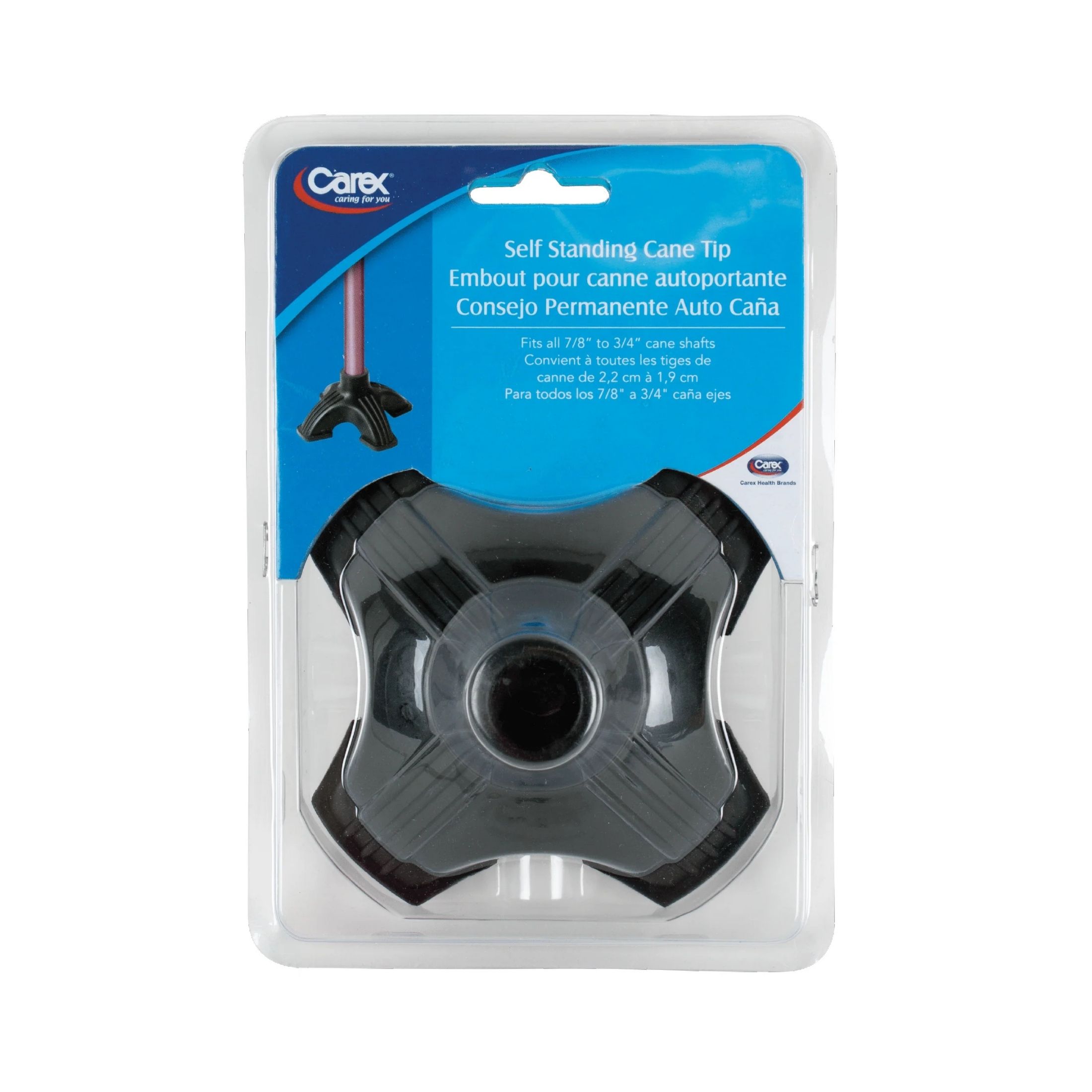 Carex Self Standing Cane Tip