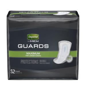 Depend Guards For Men Maximum Absorbency Incontinence Pads