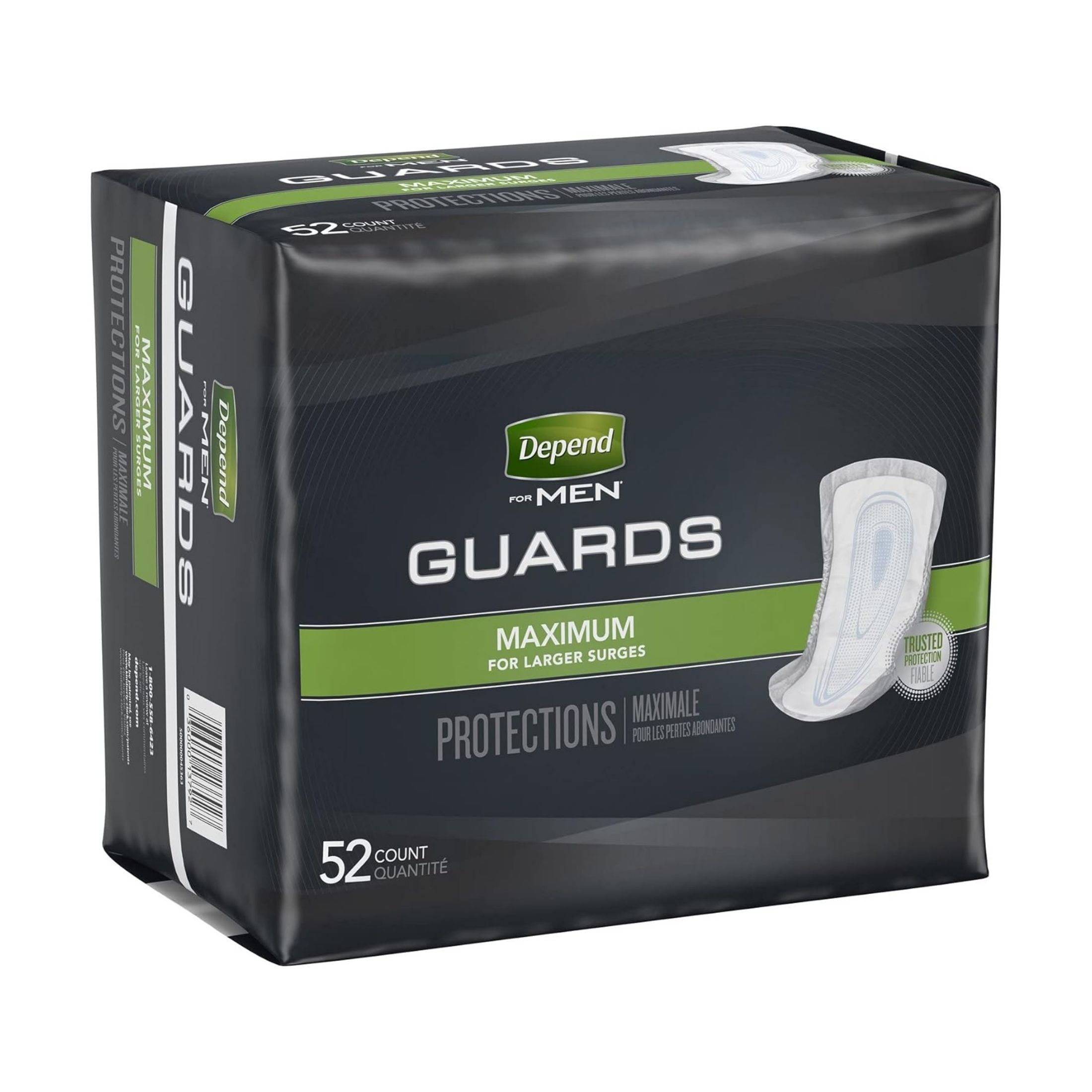 Depend Guards For Men Maximum Absorbency Incontinence Pads