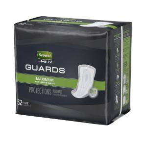 Depend Guards For Men Maximum Absorbency Incontinence Pads