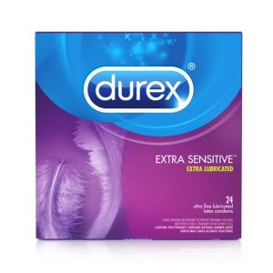 Durex Extra Sensitive Ultra Thin Premium Lubricated Latex Condoms