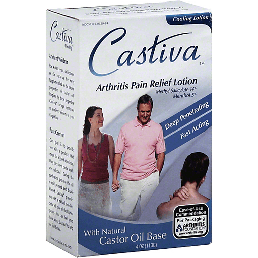 Castiva Cooling Arthritis Pain Relief Lotion - 4 Oz