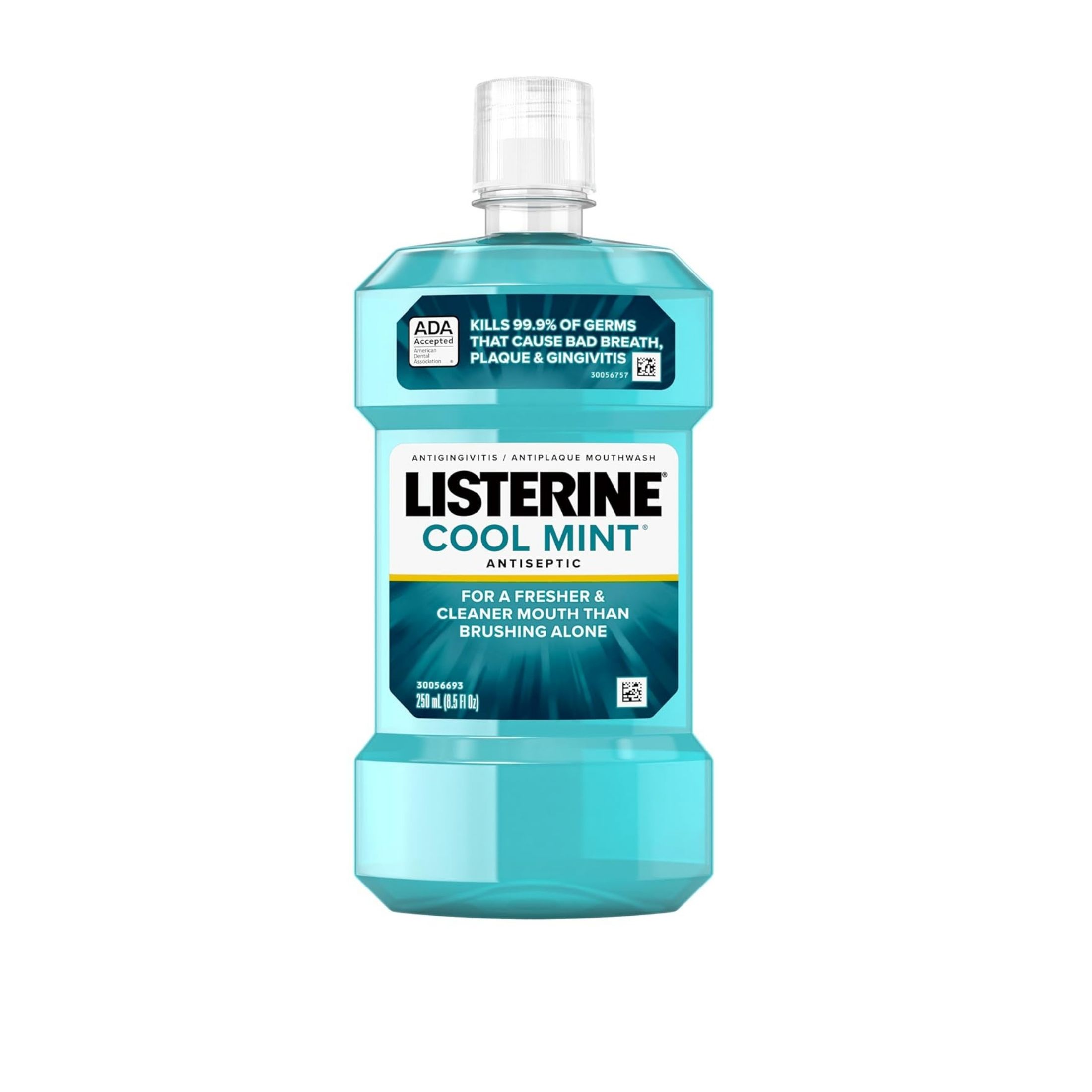 Listerine Cool Mint Antiseptic Mouthwash For Bad Breath - Mint, 8.5 Fl Oz