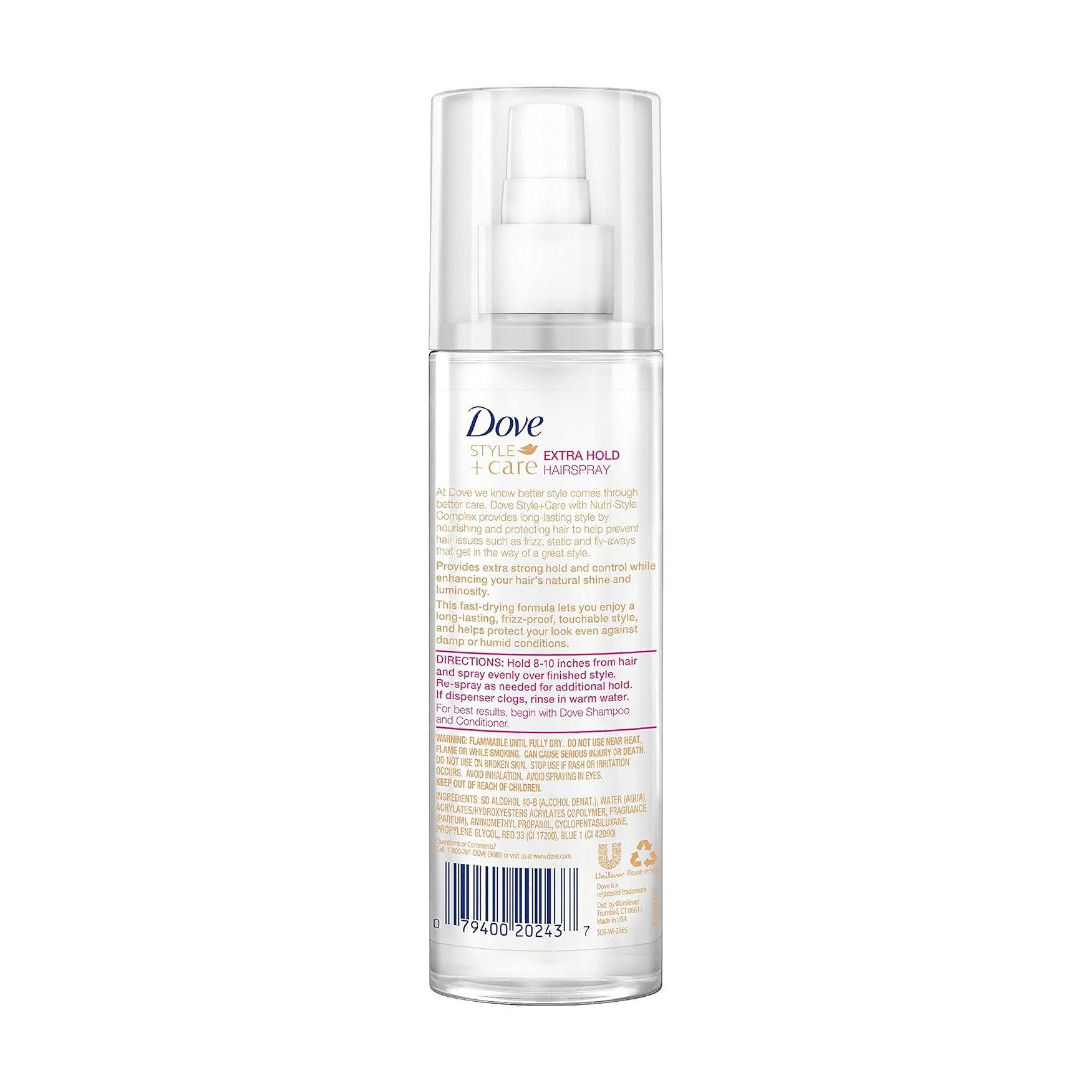 Dove Strength & Shine Extra Hold Non-Aerosol Hair Spray