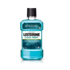 Listerine Cool Mint Antiseptic Mouthwash Bad Breath & Plaque Oral Care 500 mL