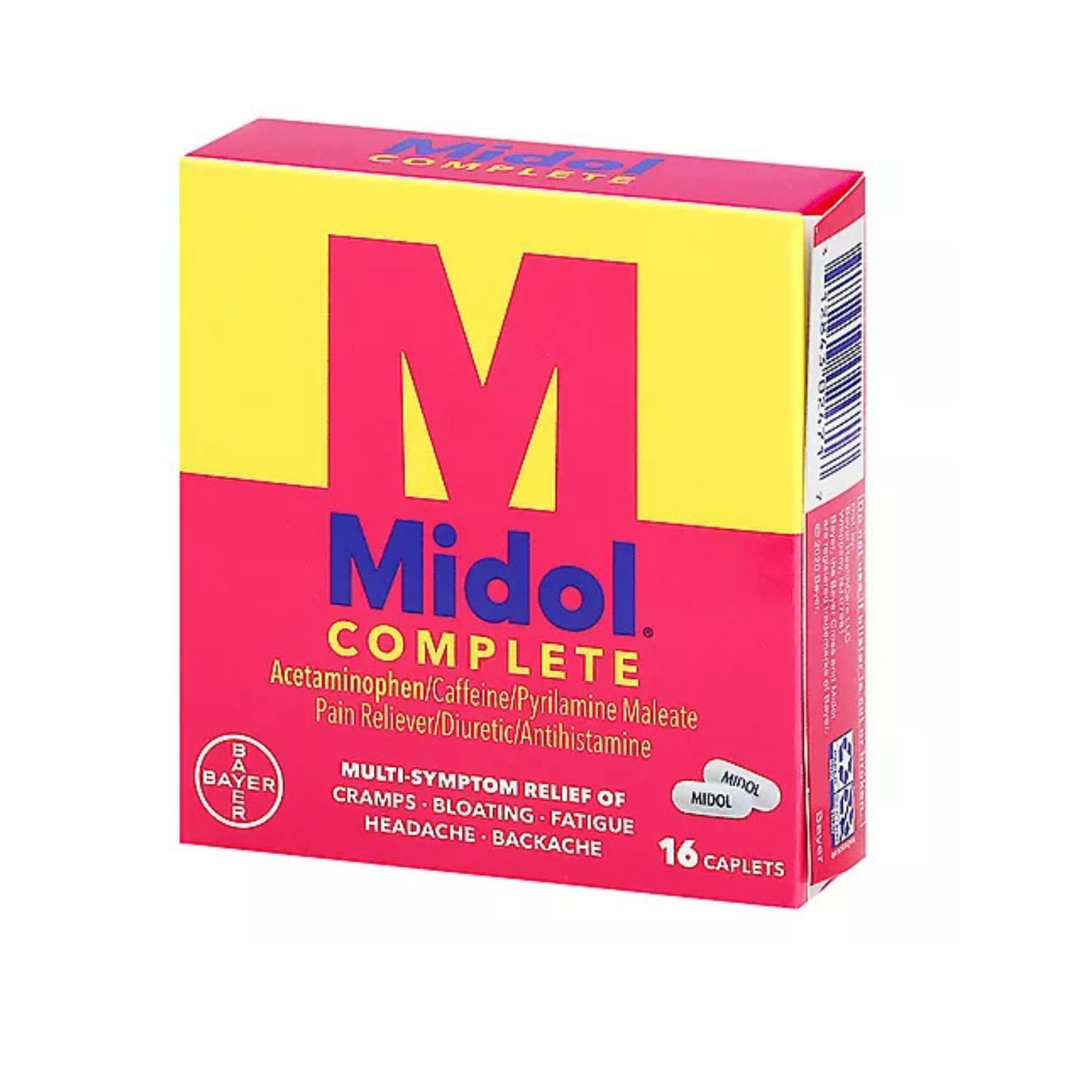 Midol Complete Multi Symptom Relief Caplets 16 Ea Box