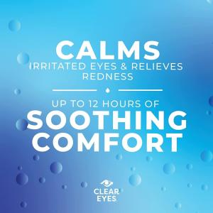 Clear Eyes Lubricant/Redness Reliever Eye Drops - Triple Action Relief, 0.5 Fl Oz