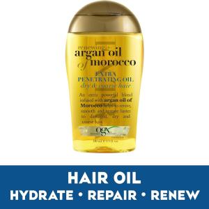OGX Renewing Moroccan Argan Oil Extra Penetrating Oil, Dry & Course Hair, 3.3 Oz