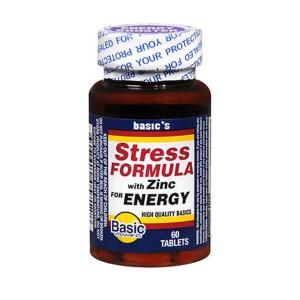 Basic Vitamins Stress Formula With Zinc - 60 Tabs