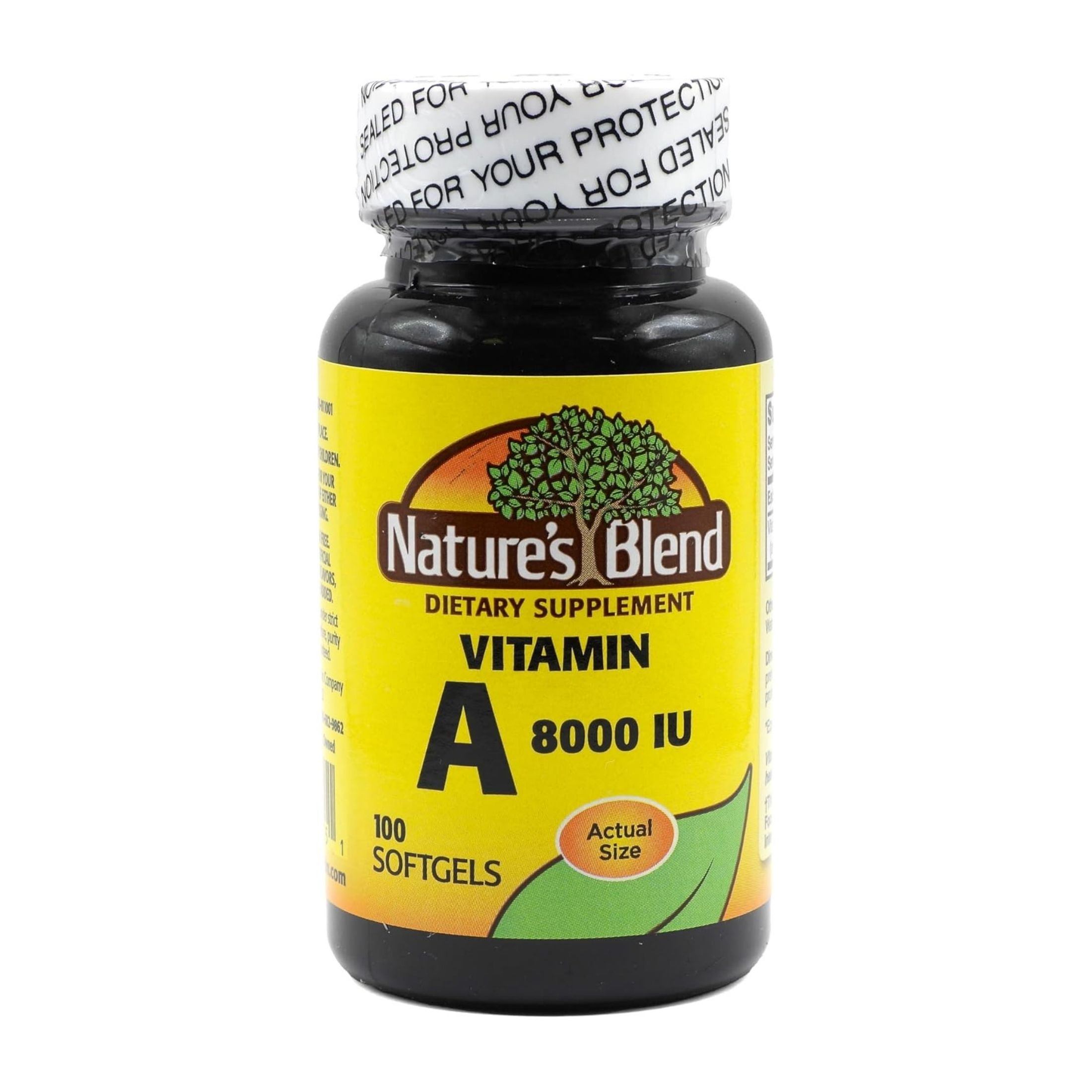 Nature's Blend S Vitamin A Softgels 8000 IU