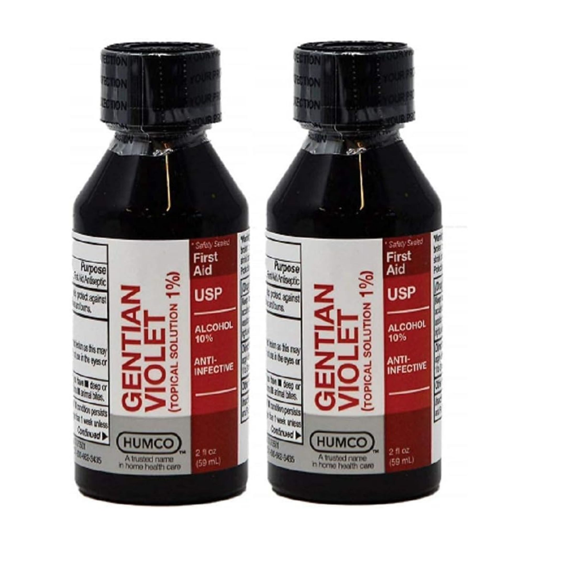Humco Gentian Violet Topical Solution 1 USP 2 Oz