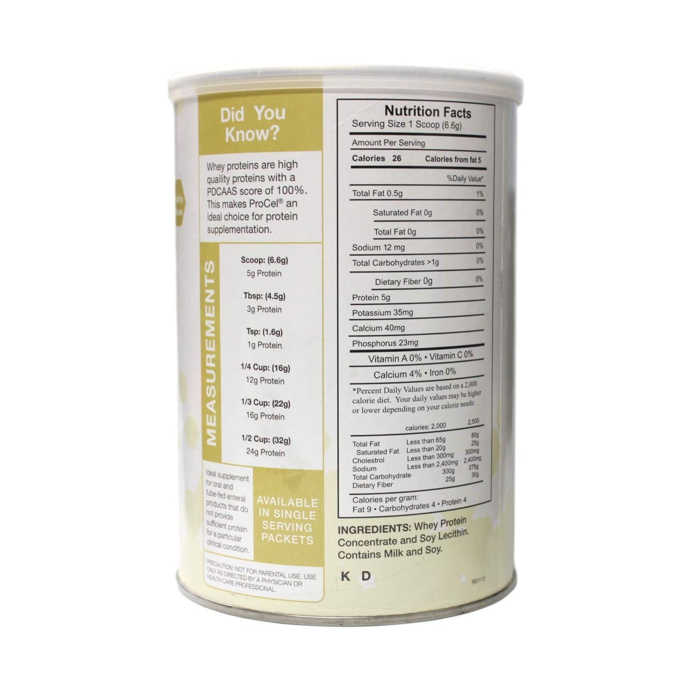 Global Healing ProCel Whey Protein Powder, 10-ounce Can MK