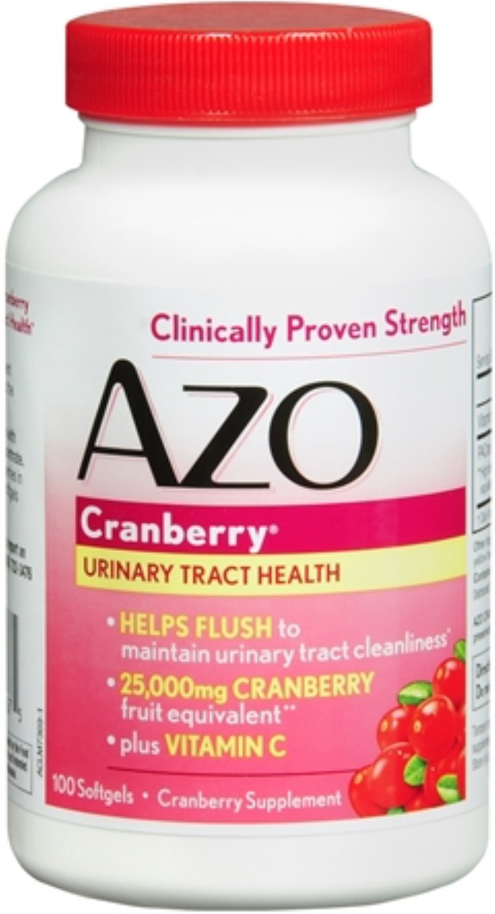 AZO Urinary Tract Health Cranberry Supplement Softgels - 100ct