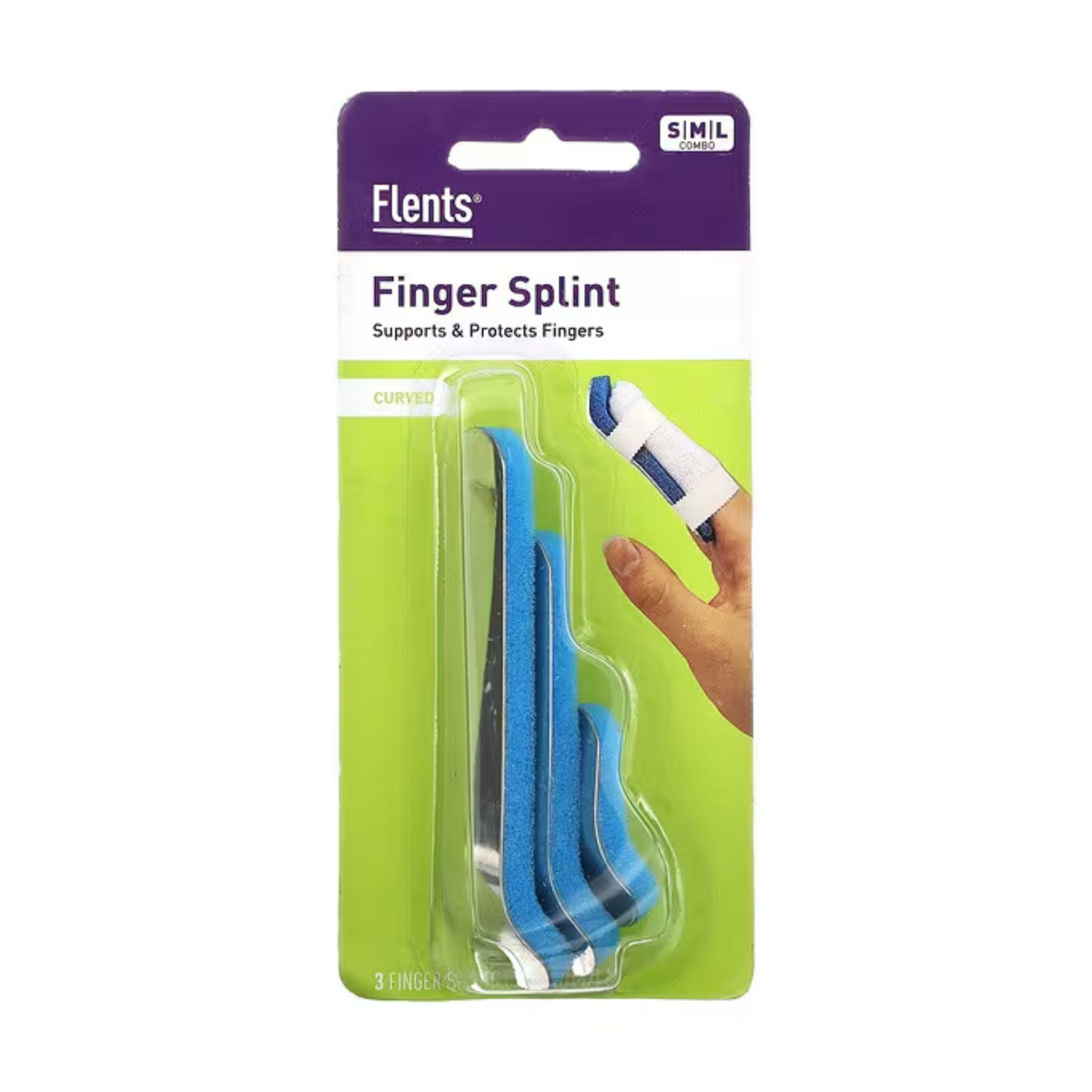 Flents Assorted Curved Finger Splints