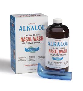 Alkalol Mucus Solvent And Cleaner Nasal Wash, 16 Fl Oz