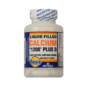 Basic Liquid Filled Calcium Plus Vitamin D Softgels