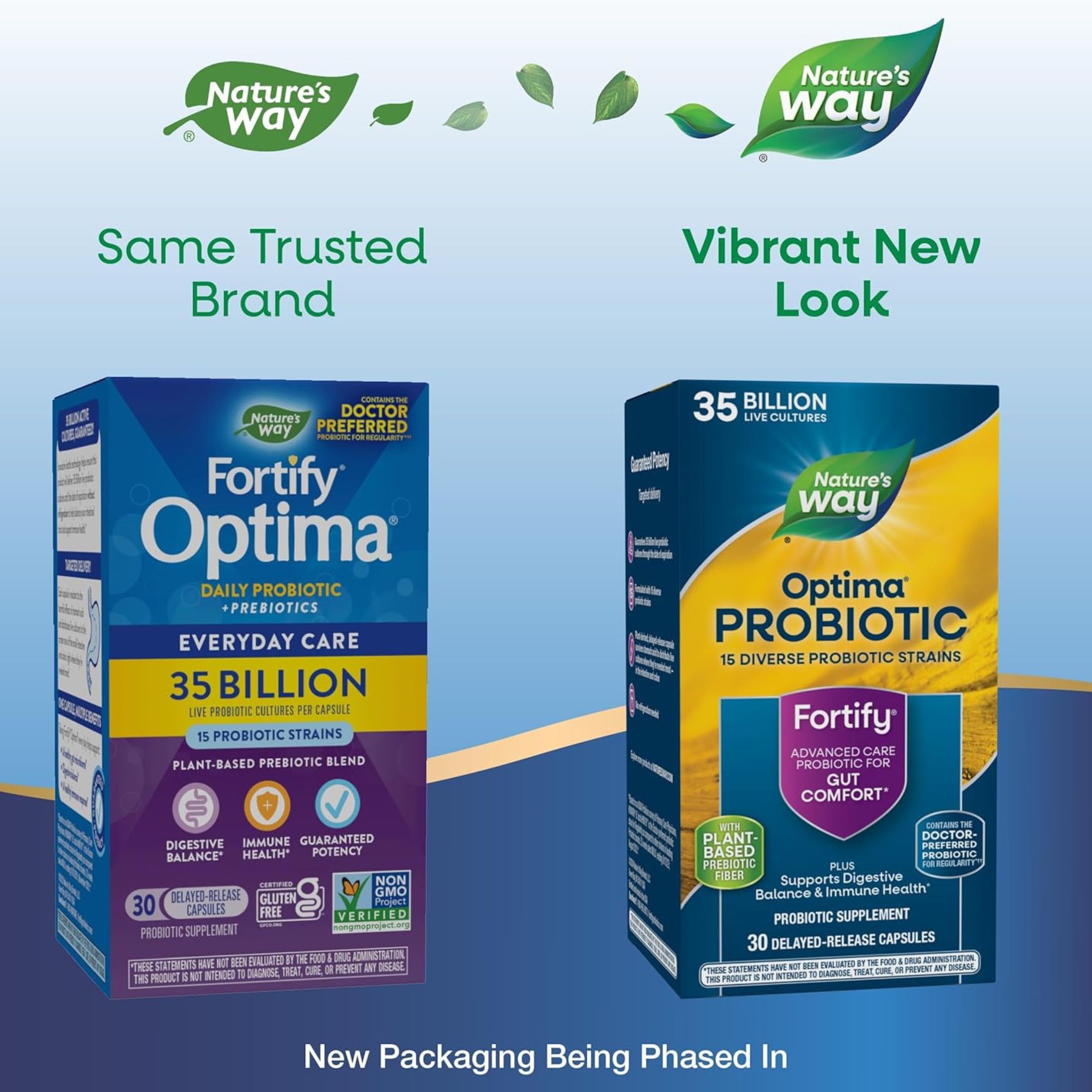 Nature's Way Fortify Optima 35 Billion Daily Probiotic Capsules