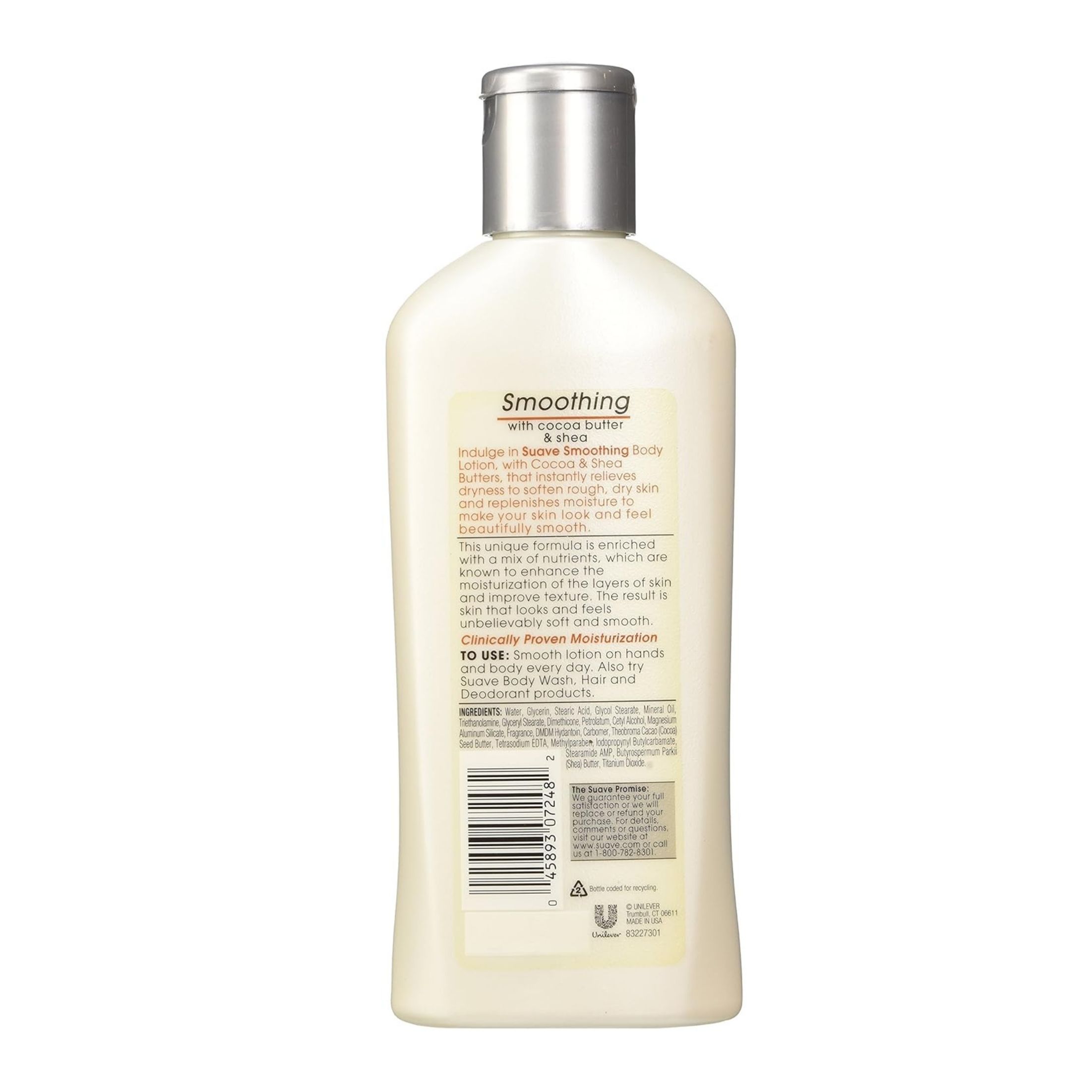 Suave Skin Solutions Body Lotion Cocoa Butter & Shea, 10 Oz