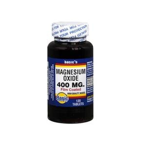 Basic Vitamins Magnesium Oxide 400 Mg Tablets