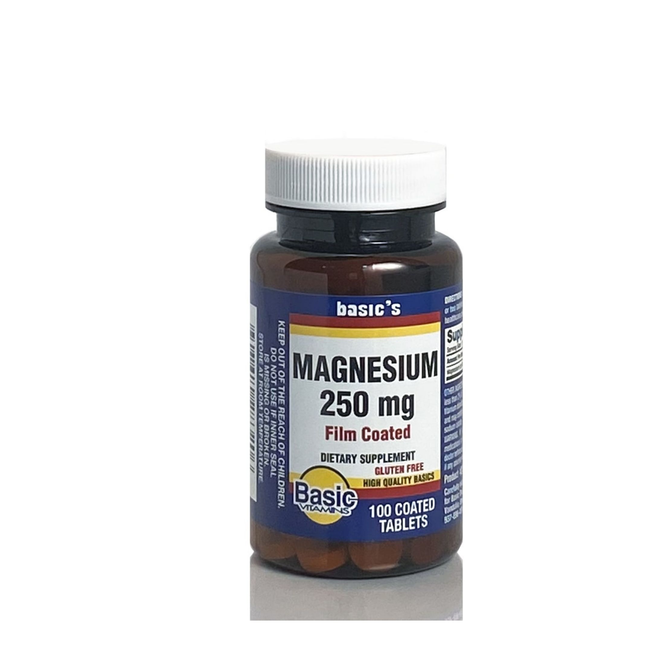 Basic Vitamins Magnesium Oxide 250 Mg