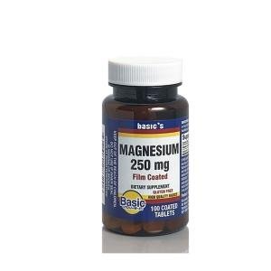 Basic Vitamins Magnesium Oxide 250 Mg
