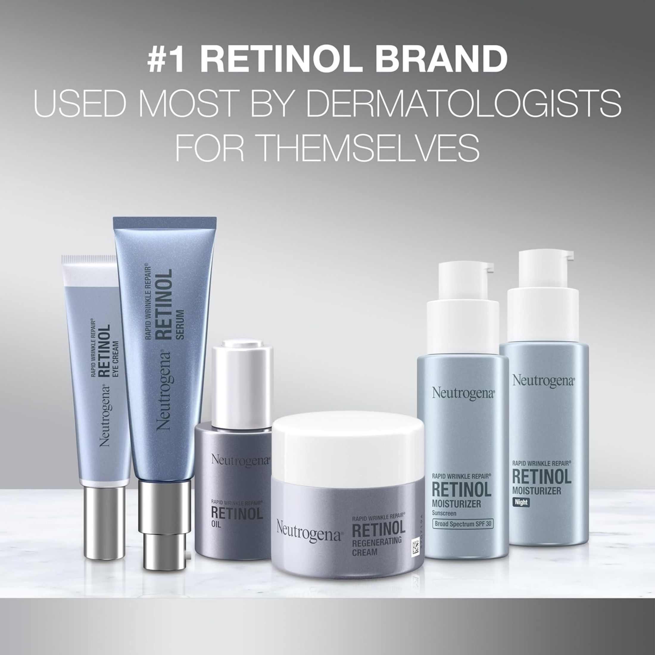 Neutrogena Rapid Repair Retinol Face Moisturizer With SPF 30 Wrinkle Cream 1 Oz