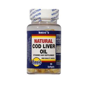 Basic Vitamins Natural Cod Liver Oil