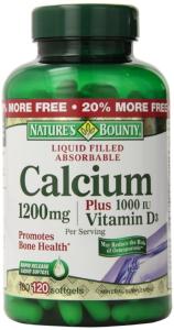 Nature's Bounty Calcium Plus Vitamin D3, 1,200 Mg, 220 Rapid Release Softgels