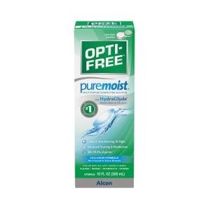 Opti-Free Pure Moist With Hydra Glyde Multi Purpose Disinfection Solution 10 Fl Oz