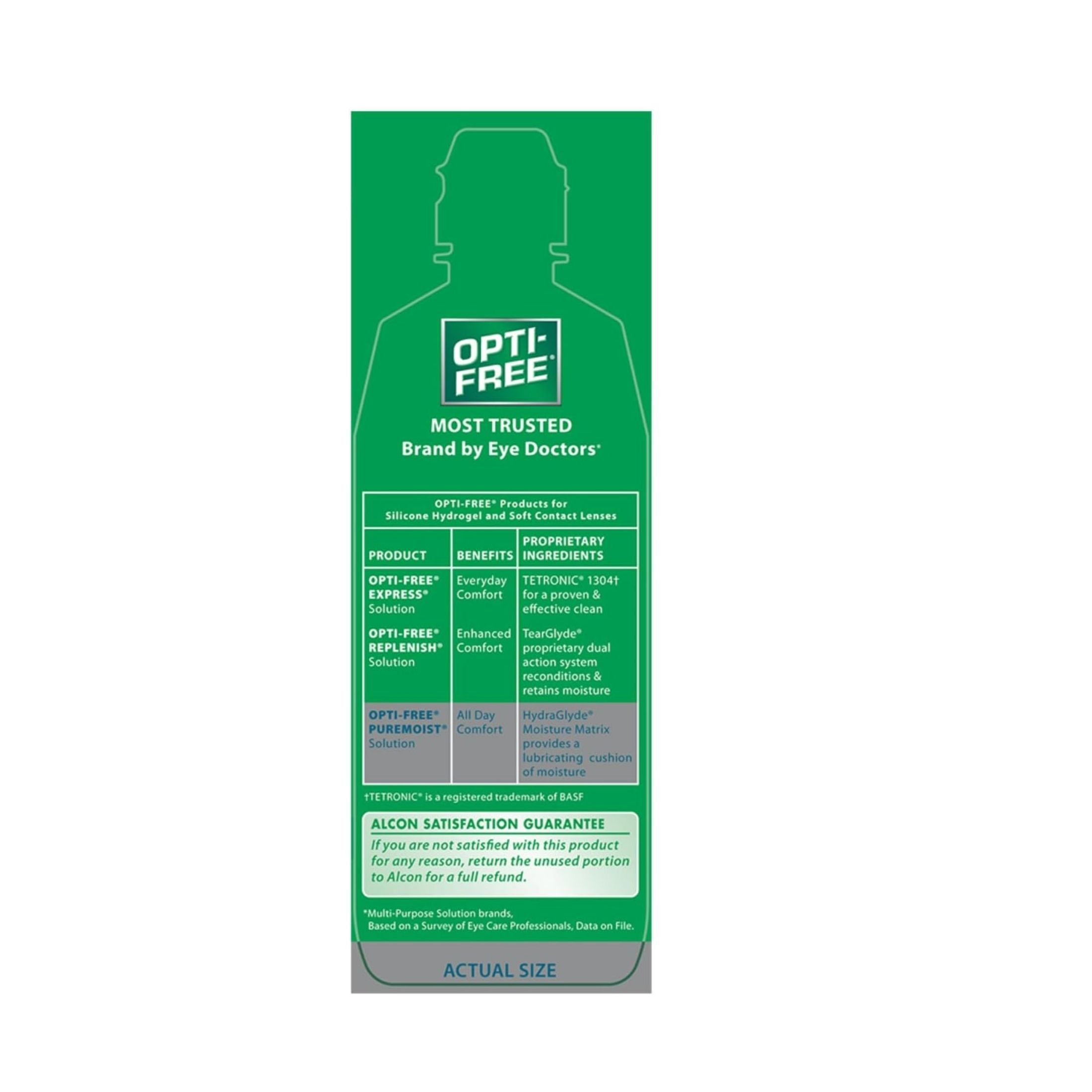 Opti-Free Pure Moist With Hydra Glyde Multi Purpose Disinfection Solution 10 Fl Oz