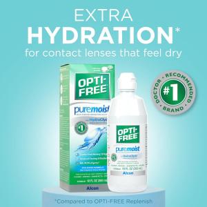 Opti-Free Pure Moist With Hydra Glyde Multi Purpose Disinfection Solution 10 Fl Oz