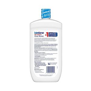 Biotene Oral Rinse Mouthwash For Dry Mouth, Fresh Mint - 33.8 Fl Oz