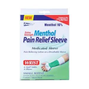 Coralite Extra Strength Menthol Pain Relief Wrist Sleeve Bulk Case Of 24