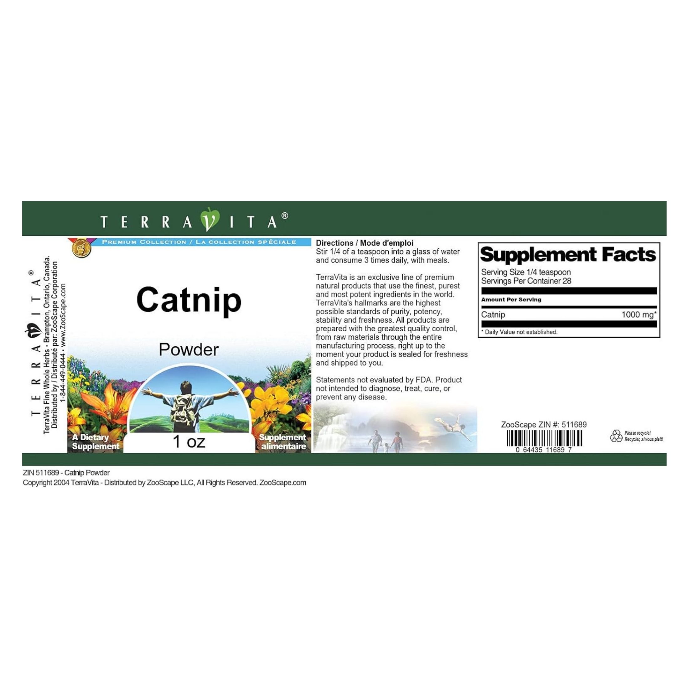 Humco Catnip Powder - 1 Oz