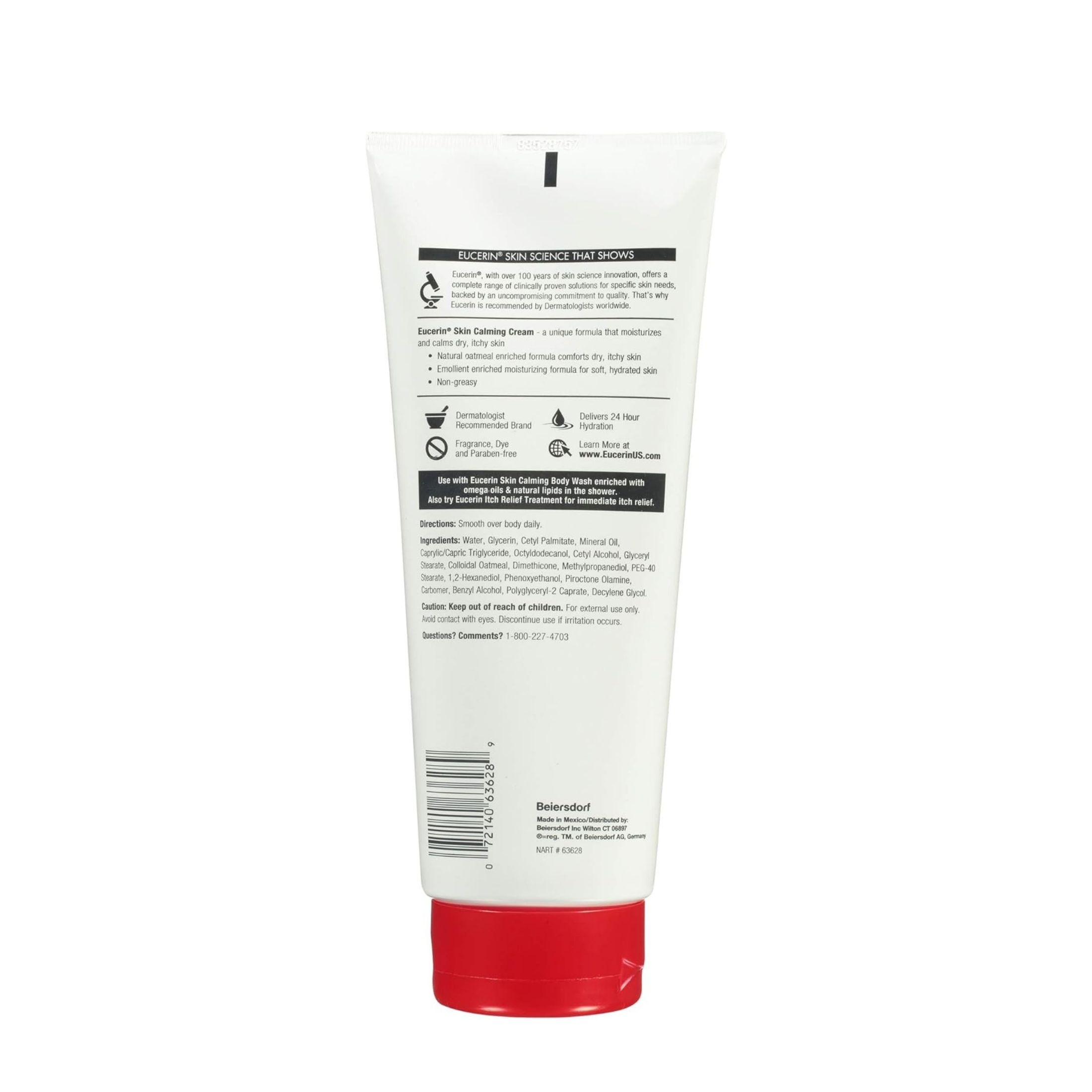 Eucerin Skin Calming Daily Body Cream Unscented