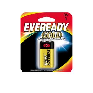 Energizer Eveready Gold 9 Volt Alkaline Battery 1 Pack A522BP