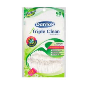 DenTek Floss Picks, Advanced Clean, Mouthwash Blast, Triple Clean