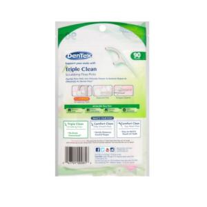 DenTek Floss Picks, Advanced Clean, Mouthwash Blast, Triple Clean
