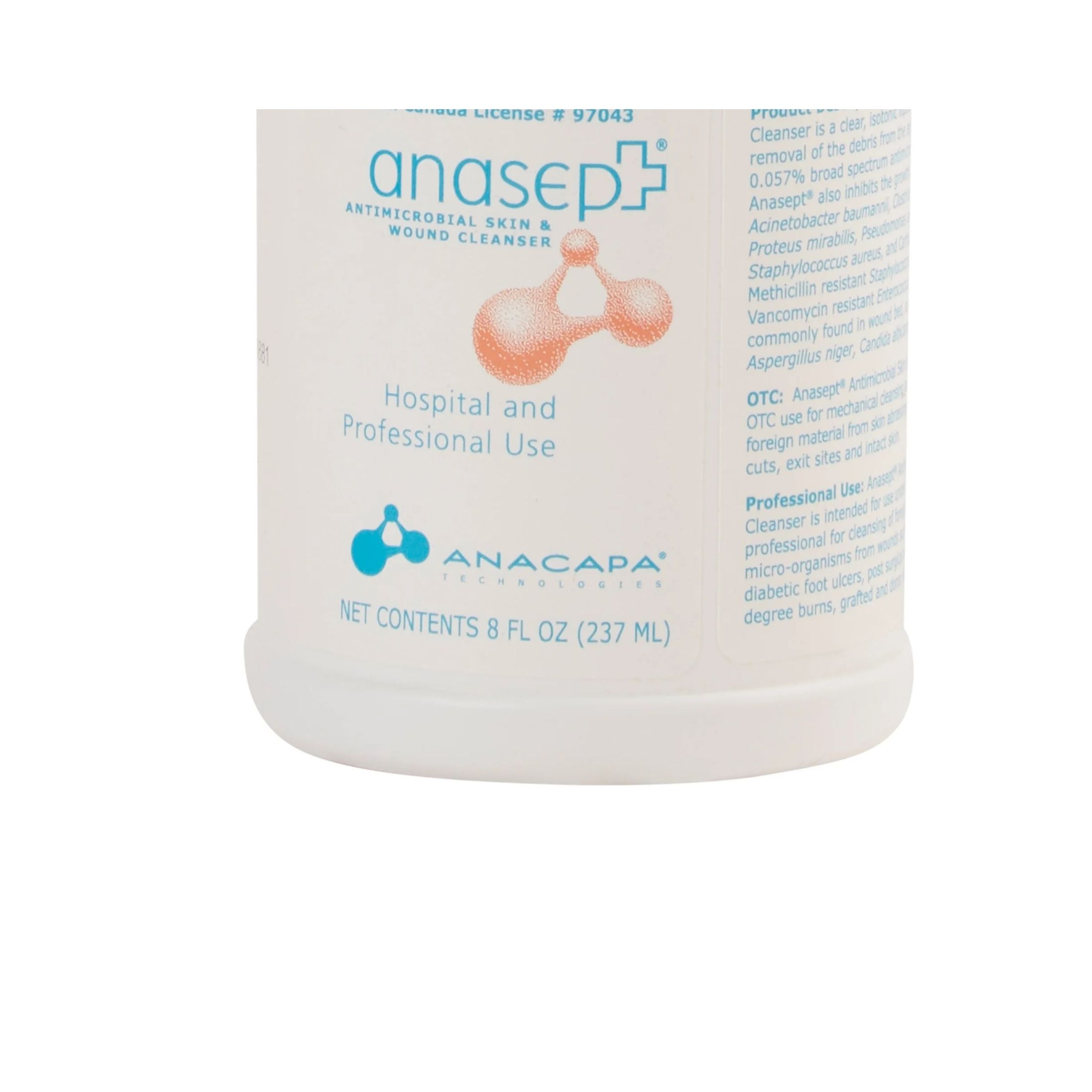 Anasept Anacapa Technologies Wound Cleanser - 8 Oz