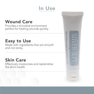 Silver-Sept Antimicrobial Wound Gel 3 Oz. Each