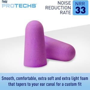 Flents Tapones Para Los Oídos, Multi Color, 50 Pair
