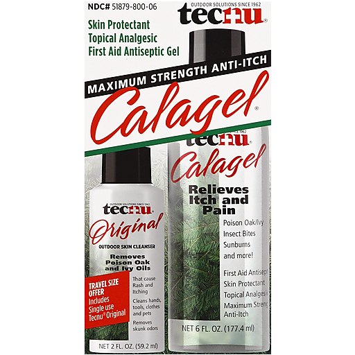 Tecnu First Aid Antiseptic Gel, Maximum Strength 6 Oz