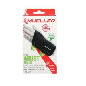 Mueller Green Fitted Wrist Brace, Left Hand, Large/Extra Large