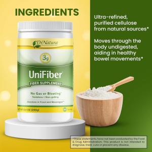 UniFiber Dr. Natura Natural Supplement, 8.4-Ounce