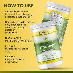 UniFiber Dr. Natura Natural Supplement, 8.4-Ounce