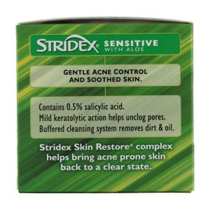 Stridex Acne Medication, Sensitive, With Aloe, Soft Touch Pads