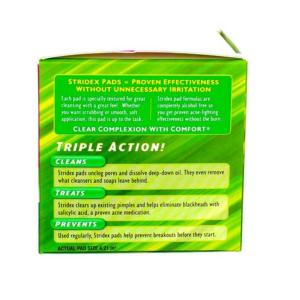 Stridex Acne Medication, Sensitive, With Aloe, Soft Touch Pads